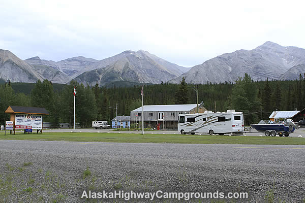 Double G Services on Muncho Lake, Yukon.